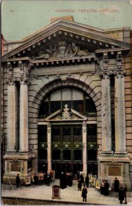 Postcard Colonial Theatre in Chicago, Illinois