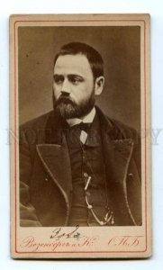 145239 Emile ZOLA French WRITER Vintage CABINET Photo CDV