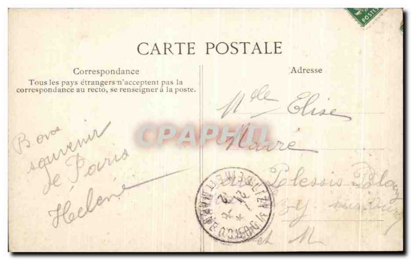 Old Postcard Paris Pont Alexandre III