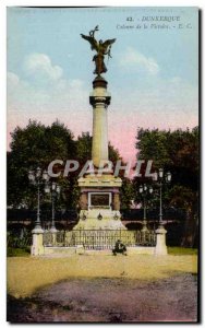Old Postcard Dunkirk Victory Column