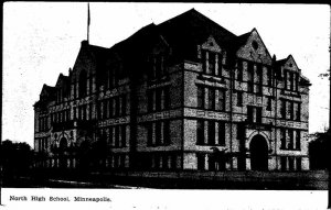 Postcard SCHOOL SCENE Minneapolis Minnesota MN AK0972