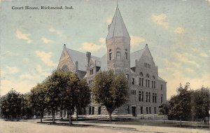 Court House Richmond Indiana 1912 postcard