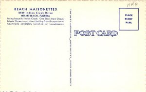 Beach Maisonettes  Miami FL