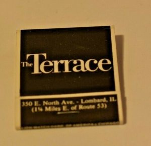 The Terrace Lombard Illinois 20 Strike Matchbook