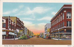 Nebraska North Platte Dewey Street Looking North Curteich