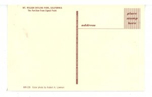 CA - Mt. Wilson Skyline Park. The Pavilion from Signal Point