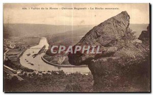 Old Postcard Vallee Meuse Chateau Regnault The moving Roche