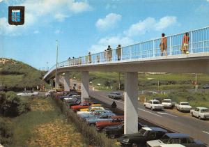 BG35311 car voituture klemskerke pont vers la plage netherlands