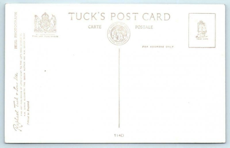 RPPC  Her Majesty QUEEN ELIZABETH II ~ Royalty Tuck Real Photo c1950s  Postcard