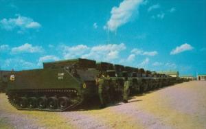 Military Typical Motor Pool Fort Hood Texas