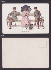 GERMANY, Vintage postcard, Belagerung, M. Munk, WWI