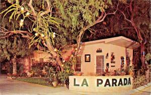 BROWNSVILLE TEXAS LA PARADA MOTEL-CENTRAL BLVD POSTCARD 1965 PMK