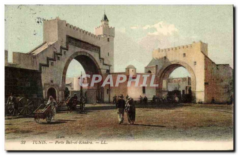Tunisia Tunis Old Postcard Bab el Khadra