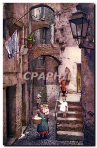 Italia - Italy - Italy - Sanremo - Vicolo Manarola - Old Postcard