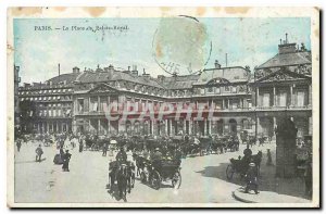 Old Postcard Paris the Place du Palais Royal