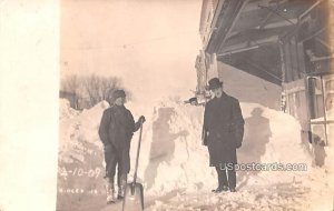 Winter Snow Feb 10, 1909 - Sibley, Iowa IA  