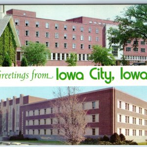 c1960s Iowa City, IA University Memorial Union Art Deco Library College PC A241