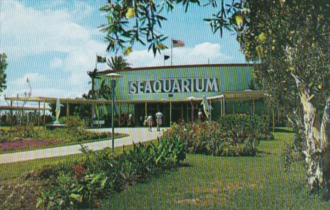 Florida Miami Main Entrance To Miami Seaquarium