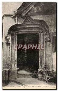 Old Postcard Villefranche Sur Saone Door Staircase National 15th Street