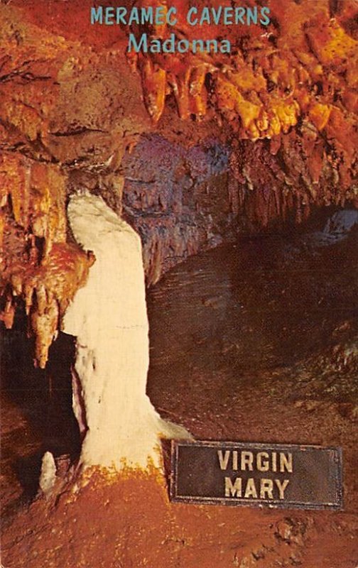Meramec Caverns, Madonna Stanton, Missouri, USA 1965 