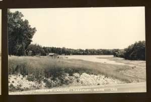 Freeport, Maine/ME Postcard, Porter's Landing, Glossy Photo Postcard