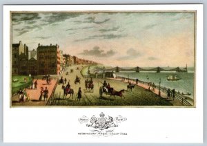 The Chain Pier And Marine Parade, Brighton - Art Postcard By John Bruce