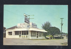 COMMERCE GEORGIA UNCLE REMUS RESTAURANT OLD CARS ADVERTISING POSTCARD