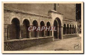 Postcard Old restored Prades Remains of Roman & # 39ancien cloister of Saint ...