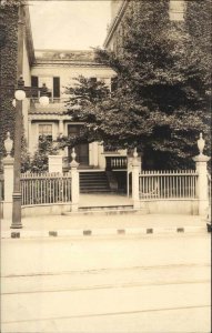 Portland Maine ME Sweat Art Museum Entrance Real Photo Vintage Postcard
