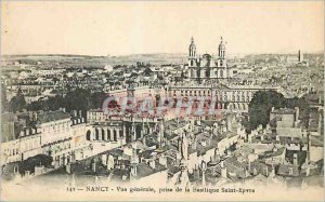 Old Postcard Nancy Vue Generale taking the Basilica Saint Epvre