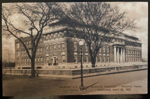 Vintage Postcard 1922 Soldiers' and Sailors' Memorial Hospital, Utica, New York