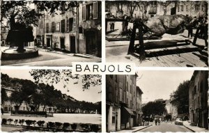 CPA Barjols - La Fontaine - Le Boeut en broche - La Place (106793)