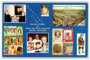 c1960's Burnice Fiedler Helen Dave Edwards Multiview Omaha Nebraska NE Postcard