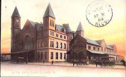 KY Louisville Union Depot 1908