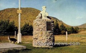 Monument to John Sebastan in Cape Breton, New Hampshire