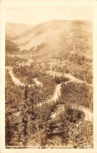 RPPC Loops of Chicago Creek Road, Colorado Sanborn Photo c1930s Vintage Postcard