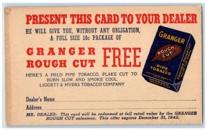 c1905 Granger Rough Cut Book Liggety & Myers Tobacco Co. Advertising Postcard