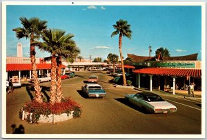 Fifth Avenue Scottsdale Arizona AZ Street Shops Tourist Attractions Postcard