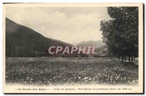 Old Postcard Route Des Alpes Vallee Du Queyras Pres Bloom In Spring