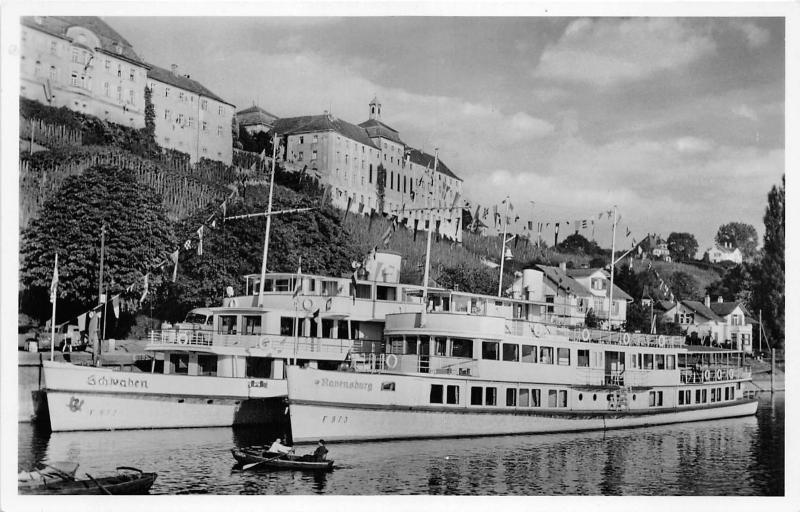 Bg33000 meersburg bodensee schwaben  ravensburg germany real photo  ship bateaux