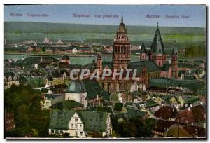 Old Postcard Mainz Vue Generale