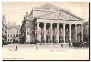 Postcard Ancient Theater of Brussels Monnale