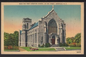 North Carolina ASHEVILLE The First Christian Church, 20 Oak Street ~ Linen