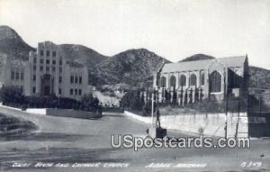 Real Photo Court House & Catholic Church - Bisbee, Arizona AZ  