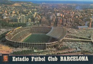 Estadio Futbol Club Barcelona Spanish Rare Stadium Postcard
