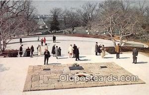  Arlington, VA, USA Postcard Grave of John F Kennedy