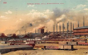 Birmingham Alabama Ensley Steel Mill Vintage Postcard AA58551