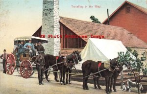 Western Scene, Stagecoach Traveling in the West, FV Bardeleben