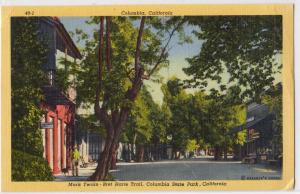 Mark Twain, Bret Harte Trail, Columbia State Park CA