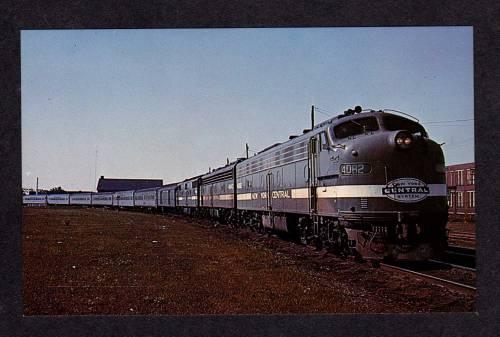 IL New York Central Railroad Train CHICAGO ILLINOIS PC